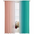 thumbnail image 2 of Sheer Curtains 108 Inches Long, Light Filtering Window Curtains for Living Room/Bedroom, Rod Pocket Voile Sheer Curtain Drapes, 52"W x 108"L, 2 Panels, 2 of 8
