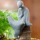 thumbnail image 5 of Arte abstracto Resina Acuario Estatua de Buda Estatuilla Ornamento Paisaje Mano de obra fina, uso de agua salada Fácil de limpiar Sentado de lado BLESIY Estatua al aire libre, 5 of 8
