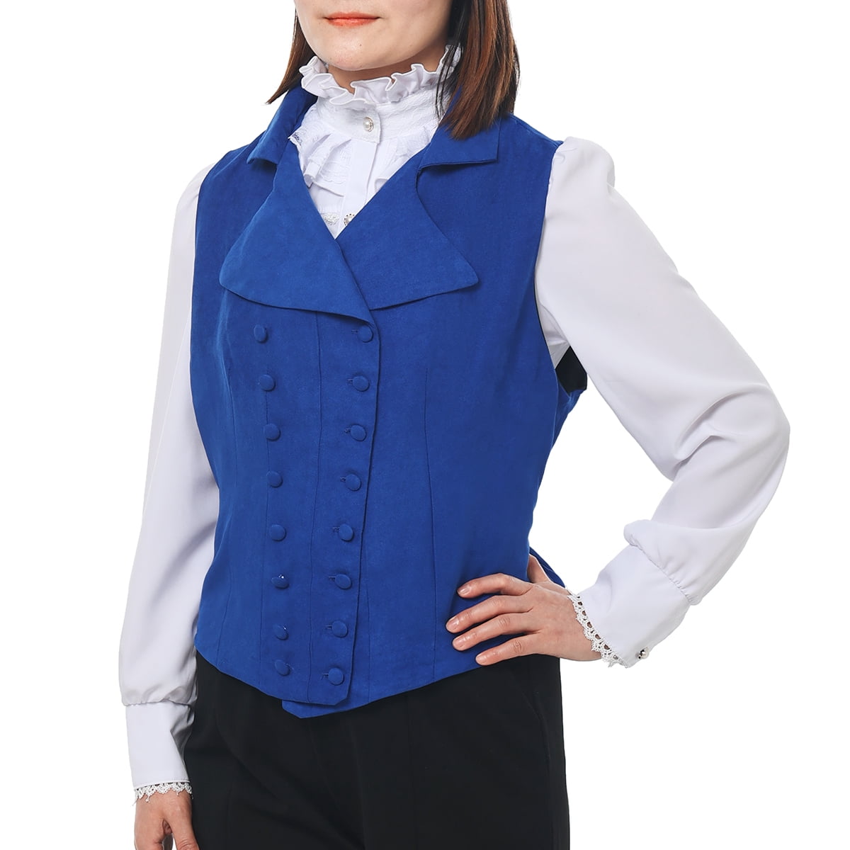 Outerwear Belle Poque Women's Suit Vest Tops Business Casual V Neck M 645867