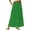Green, variant on Women's High Waisted Long Skirt Loose Fit A-Line Maxi Skirt with Hollow Out Patchwork Multi-layer Pleated Elegant Boho Casual Party Beach Vacation, Pink XXL
