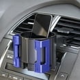 thumbnail image 4 of Porte-gobelet pour Évent de Voiture avec Rangement pour Téléphone, Support Ajustable pour Bouteille d'Eau et Contenant de Boisson, Accessoire de Véhicule à Clipser en Rouge, Vert, Bleu, 4 of 6