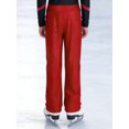 thumbnail image 4 of vastwit Kids Boys Figure Skating Pants Sports Dance Trousers Athletic Sweatpants for Training & Practice Red 6, 4 of 7