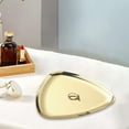 thumbnail image 1 of Bandeja de joyería, cuenco para llaves, bandeja de almacenamiento decorativa de Metal, bandeja de cosméticos moderna, plato de baratija para sala de Oro, 1 of 8
