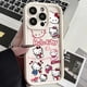 thumbnail image 2 of Funda de silicona para Samsung Galaxy S23 Ultra S22 S21 Plus S20 FE A12 A32 A52 A52S A53 A14 A34 A54 A13 A23 A33 Hello Kitty, 2 of 4