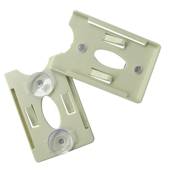 Hemoton 2pcs Car Parking Card Holder With Suction Cup Rfid Card Holder For Vehicle Document Management Parking Permit Card Holder Windshield Badge Display