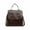 Coffee, variant on COM1950s Vintage Backpack for Women,Fashion Casual Handbag Backpack,Genuine Leather Small Backpack with Large Capacity,Lightweight Travel Daypack for Work and Travel