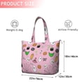 thumbnail image 4 of Pink Halloween Elements Pattern Travel Tote Bags for Women Carry On,Large Weekender Bags for Women Travel,Multi Functional Duffle Bag for Work,Shopping,Sports, 4 of 5
