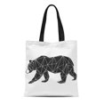 thumbnail image 1 of JSDART Sac Fourre-Tout en Toile Sac à Dos Beige Géométrique Ours de la Forêt Canard Sac Réutilisable Épaule Sac de Courses, 1 of 1