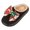 Black, variant on Womens Christmas Open Back Slip on Snow Boots Knitted Santa Hat Bow Fleece Lined Warm House Slippers Indoor Outdoor Winter Platform Clogs Ankle Booties