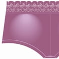 thumbnail image 3 of Bóxer Vassarette para Mujer, con Detalles de Encaje en la Cintura Rosa Talla TG, 3 of 4