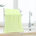 thumbnail image 4 of Mecorevxz Oversized Bath Towels,70 x 140 cm Extra Large Highly Absorbent Towels for Adults Home Beach (Yellow), 4 of 6