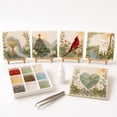 thumbnail image 2 of Handmade Sea Glass Mosaic Art DIY Kit, Colorful Ocean Glass Pieces Art Making Supplies, Easy Craft Project for Beginners, Farmhouse Home Decor Ornament(D), 2 of 7