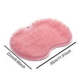 thumbnail image 3 of Shower Foot Scrubber Mat Wall Mounted Bath Massage Pad with Non Slip Suction Cups, Foot Back Cleaning Pad Back Washer Exfoliating Bath Wash Pad Foot Cleaner for Men and Women 5/4/3/2/1PCS, 3 of 9