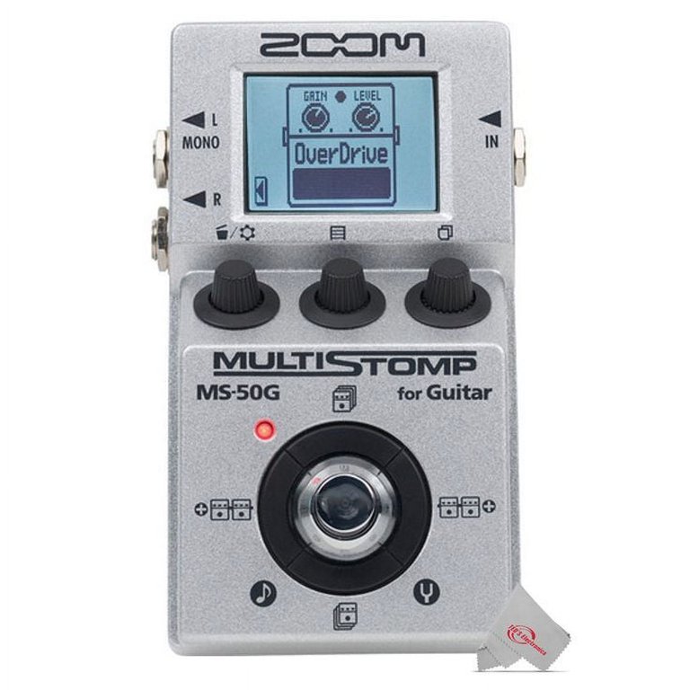 Zoom MS-50G MultiStomp Guitar Effects Pedal with AD-16A