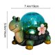 thumbnail image 3 of Solar-powered Luminous Animals Lamp Crystal Ball Animals Figurine Resin Garden Garden Decoration Lamp, 3 of 6