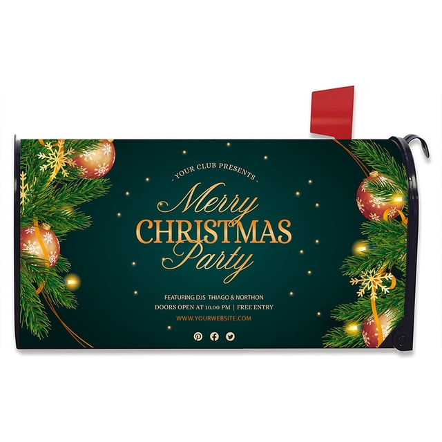 Maytalsory Effortlessly Install And Remove Easy To Mailbox Cover Vivid Print Cloth Abstract Style Colorful Mailbox Cover YTYH2309085 1Set