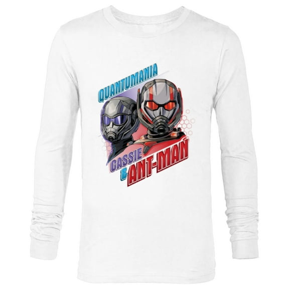 Marvel Ant-Man and the Wasp: Quantumania Cassie & Ant-Man - Long Sleeve T-Shirt for Men - Customized-White