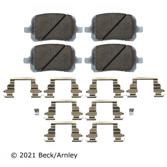 BeckArnley 085-6538 Premium Asm Pads W / Hardware