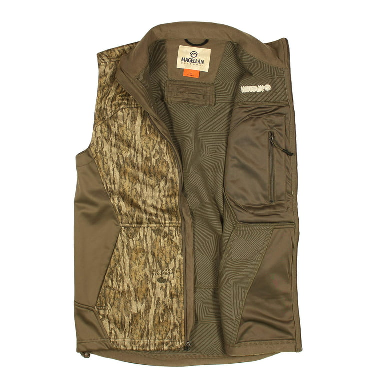 Magellan Outdoors Men's Mesa Softshell Shooting Vest Water and Wind  Resistant (Small) 