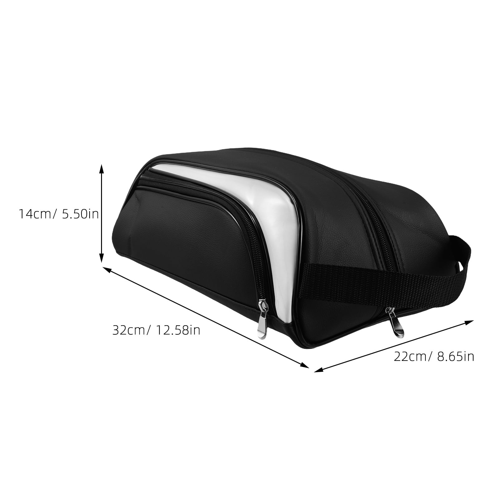 OUNONA Travel Shoe Bag for Golf Shoes, Multi-Purpose PU Carry Bag, 1 Pack, Perfect for Sports and Outdoor Enthusiasts