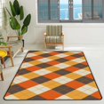 thumbnail image 3 of Coolnut Lightweight Soft Area Rugs Halloween Argyle Background Floor Carpet Mat for Kids Playing Room Hardwood Floor Living Room 80x58in, 3 of 6