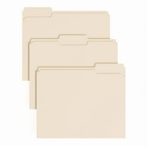 Staples File Folder 1/3-Cut Tab Letter Size Manilla 100/Pack (ST62727)
