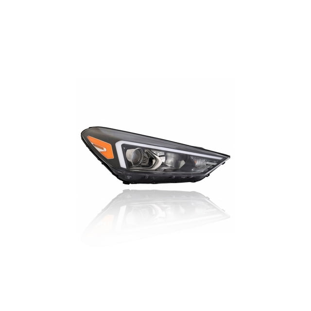 Headlight Assembly - Compatible/Replacement for '19-21 Hyundai Tucson SE - Halogen Without LED Daytime Running Lamp - Right Hand - Passenger - 92102D3500