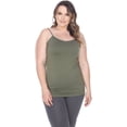 thumbnail image 2 of White Mark Universal PS133-08 Plus Size Tank Top, Olive - One Size, 2 of 4