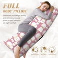 thumbnail image 5 of Body Pillow Cover, Cartoon Sheep Body Pillow Cases with Zipper Soft Breathable Smooth Skin Friendly Long Pillow Case 20x60 inches, 1Pcs, 5 of 7