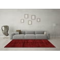 thumbnail image 3 of Ahgly Company Machine Washable Indoor Rectangle Abstract Red Modern Area Rugs, 5' x 7', 3 of 4