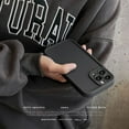 thumbnail image 5 of for iPhone 15 case, Raised Edge Design, Double Protection for The Camera, Non-Slip, Shockproof, Dirt-Resistant, a Variety of Colors for Boys, Girls Phone case Trend Single - Black, 5 of 7