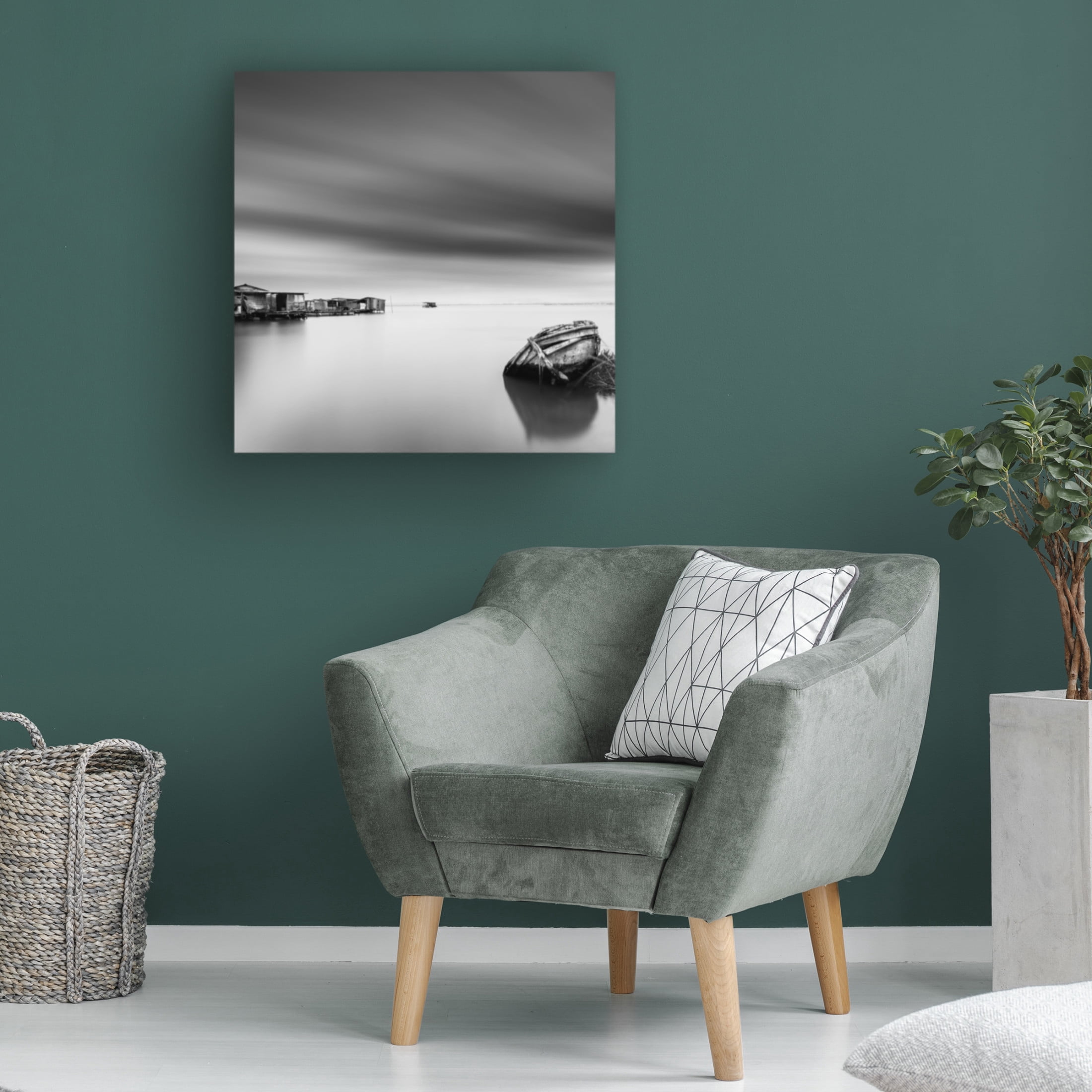 Canvas Wall Art - George Digalakis 'Wrecks 06' Wall Art for Living Room, Bedroom, or Office Décor by Trademark Fine Art - 35 x 35 Inches