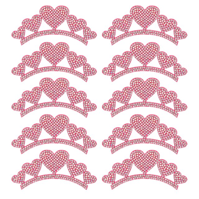Clothes Decoration,10PCS Rhinestones Cloth Applique Garment Applique Clothes Applique Smooth Operation