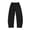 Black, variant on CPNG Girls Curved Barrel Sweatpants Solid Color Wide Leg Elastic High Waist Casual Pants Loose Street Style Jogger Pants