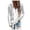 White, variant on PMVFHDE Women Long Sleeve Hoodie Drawstring Solid Color Zipper Shirt Cardigan Jacket Sweatshirts For Women White,L