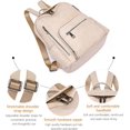 thumbnail image 4 of Sunyuer Daily Use Backpack Purse for Women PU Leather Travel Back Pack Fashion Multipurpose Design Shoulder Bags Handbag, 4 of 8