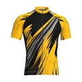 thumbnail image 3 of Yaoyar Men's Cycling Bike Jersey Short Sleeve with 3 Rear Pockets- Moisture Wicking, Breathable, Quick Dry Biking Shirt, 3 of 4