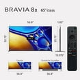 thumbnail image 5 of Sony K65XR80M2 65 Inch Bravia 8 QD-OLED 4K HDR Google TV with a Walts TILT-MOUNT-43-90 Large/XL Tilt Mount for 43"-98" TVs and Amber Protection 3-OUTLET-SURGE Surge Protector (2025), 5 of 9