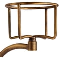 thumbnail image 4 of ABPETE C-Shaped Towel Ring with Top Storage Basket – Unique Space-Saving Wall Mount Holder for Towels, Candles, Plants & Toiletries, Decorative Metal Accent for Bathroom or Kitchen, 4 of 8
