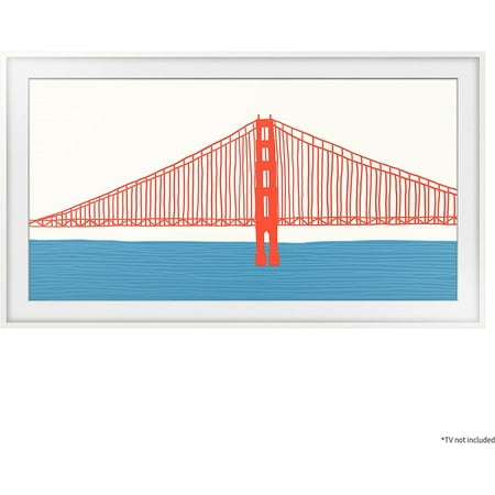 UPC: 0887276588957 | Samsung 85  The Frame Customizable Bezel  Modern White