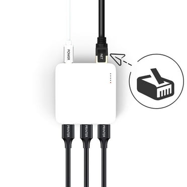 USB Wireless Print Server WiFi Print Server 100Mbps LAN/Bridge 480Mbps R0D6