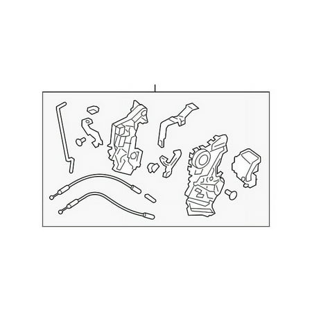 Genuine OE Subaru Lock Actuator - 61032FL00B Fits select: 2017-2019 SUBARU IMPREZA