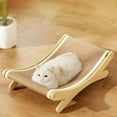 thumbnail image 4 of Pet Supplies Elevated Scratch Chair Bed with Beach Lounger and Sisal Mat for Indoor Outdoor Cats and Dogs - Jute Mix Design for Comfort and Play, 4 of 9