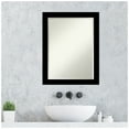thumbnail image 6 of Amanti Art Brushed Black Beveled Bathroom Wall Mirror, 6 of 10