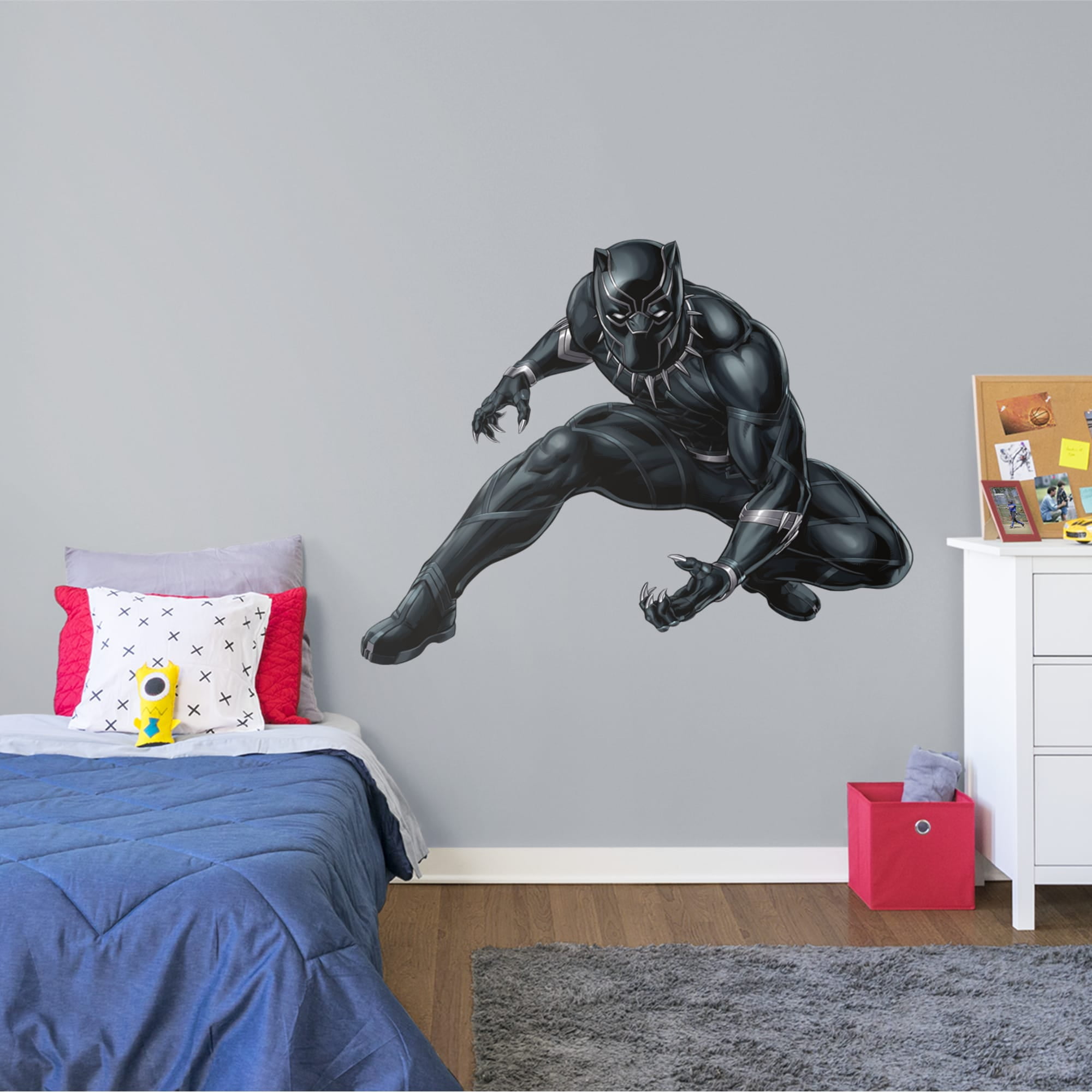 Fathead Black Panther LifeSize Officially Licensed Marvel Removable