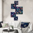thumbnail image 1 of Designart "Moroccan Fantasy" Floral Wall Art Set Of 5 - Multicolor Glam Living Room Metal Art Set, 1 of 6