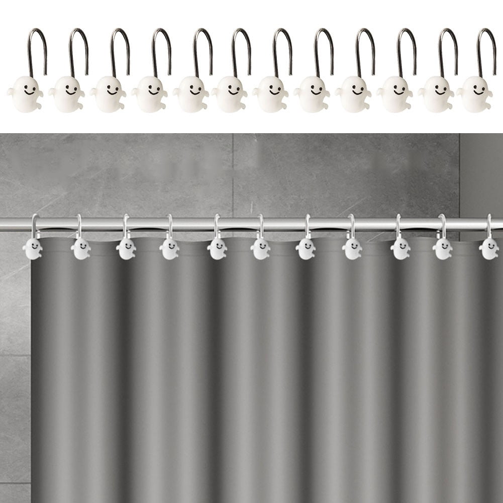 12pc Stainless Steel S Shape Halloween Shower Curtain Hook Kitchen Hook#