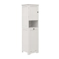 thumbnail image 6 of Newboti Furniture One-Compartment One-Door Tilt-Out Laundry Sorter Cabinet - White 79136, 6 of 17