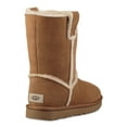 thumbnail image 2 of UGG Womens Brown Mixed Media Pull Tabs At Both Sides Padded Classic Short Round Toe Winter Boots 11, 2 of 4