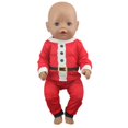 thumbnail image 1 of 2022 lovely Christmas Set Fit For 43cm Baby Doll 17 Inch Reborn Baby Doll Clothes, Shoes are not included heqiyong LED, 1 of 1